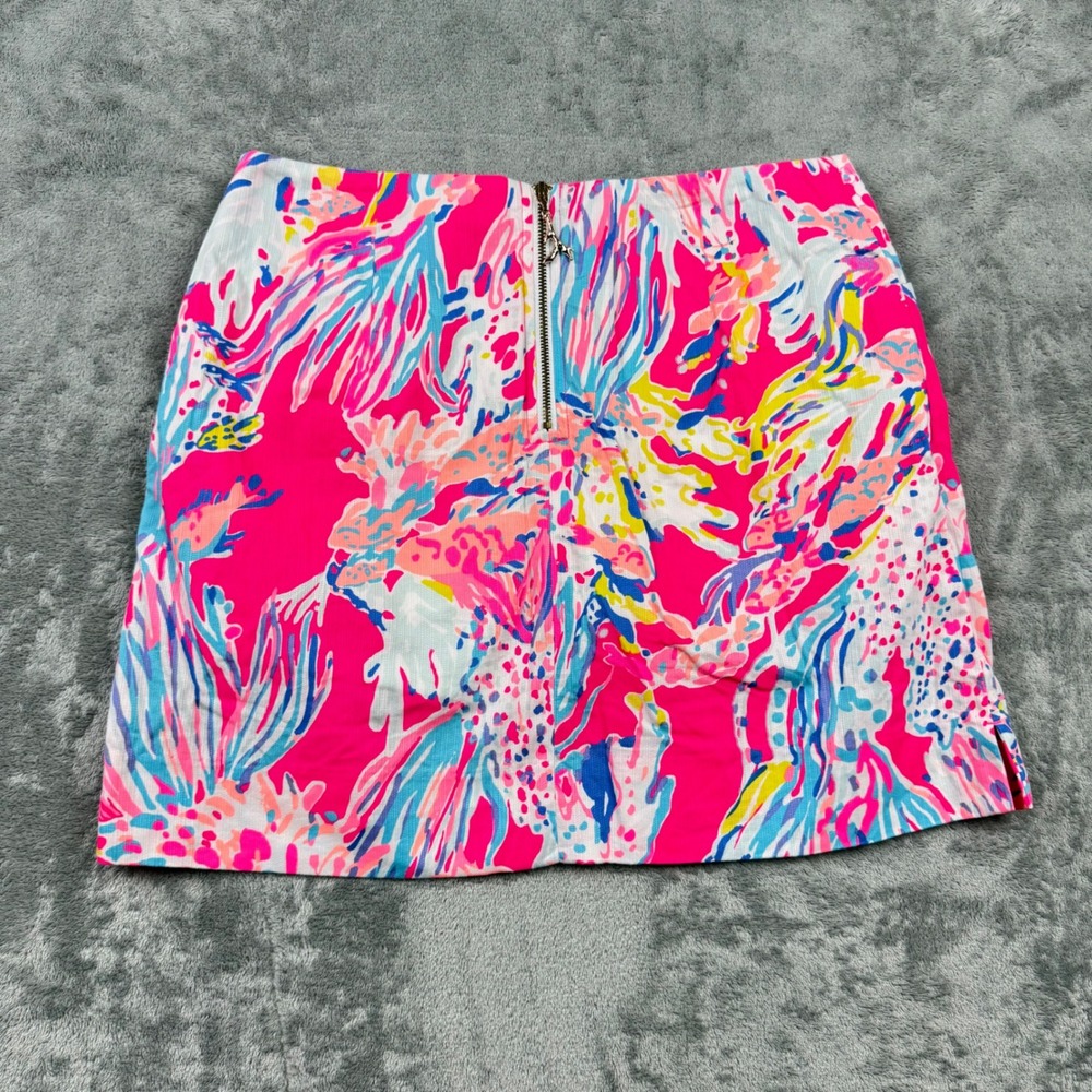 Lilly Pulitzer Size 0 Marigold Skort in Dragon Fruit Sunken Treasure - Picture 2 of 7